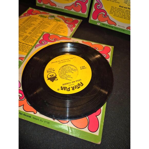 Vintage Peter Pan Records Childrens 45 RPM Lot - Little Toot Old Mother Hubbard - Picture 7 of 9